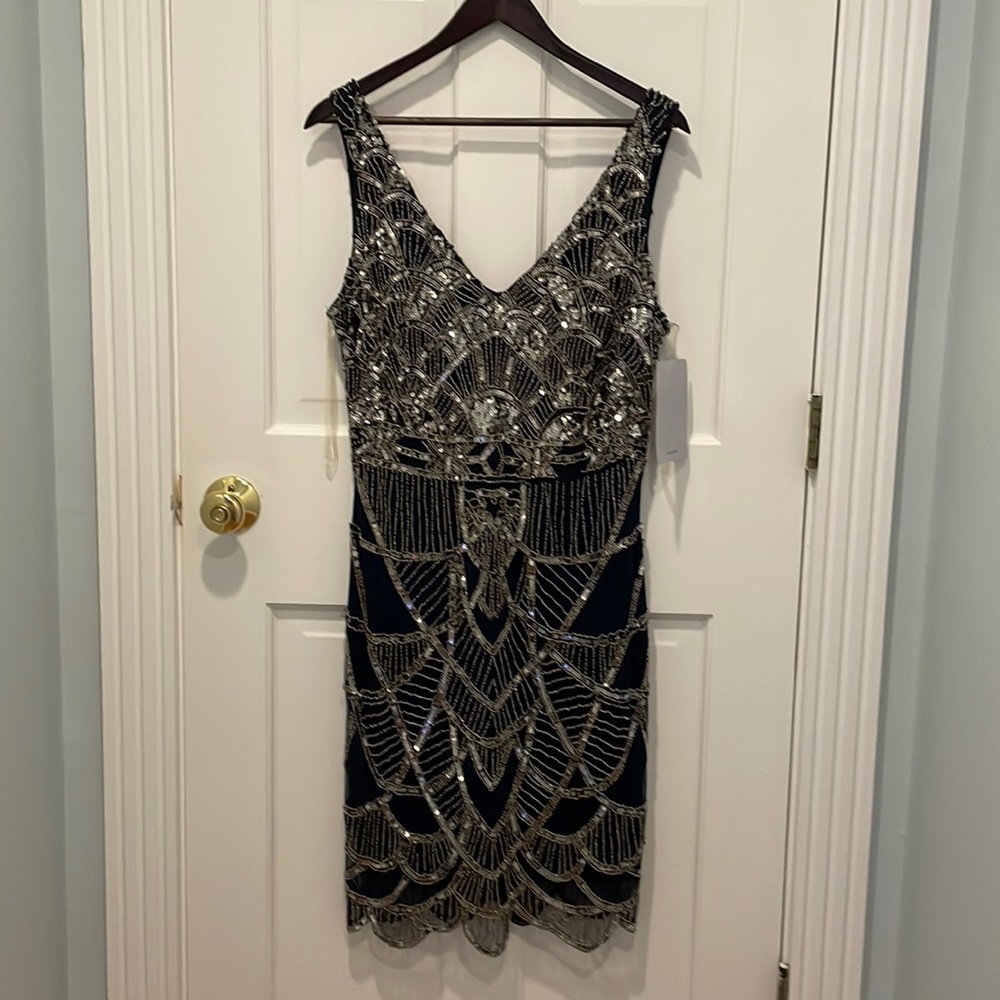 J S Collection sequin dress size 16